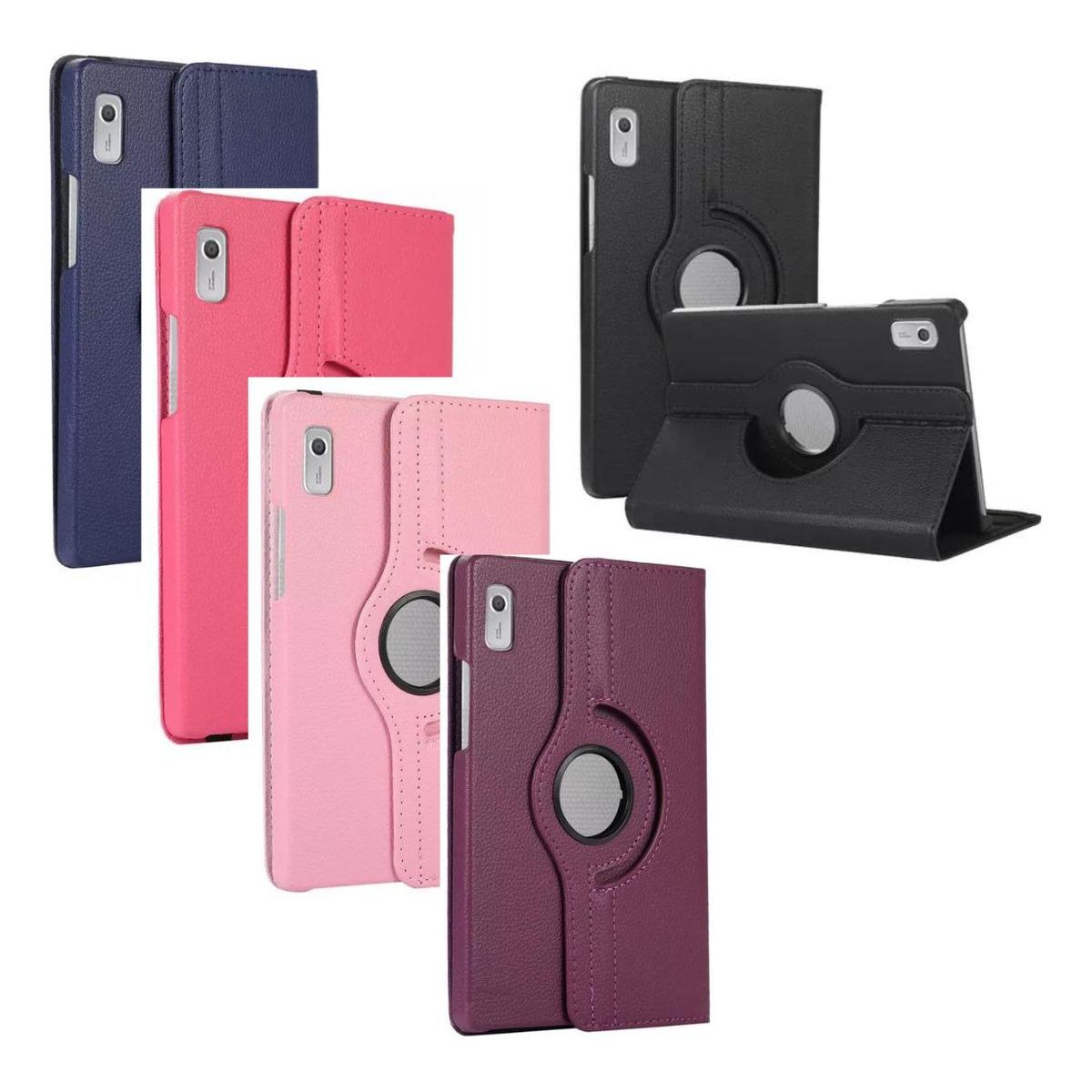 GENERICO - Funda Giratoria de Cuerina para Tablet Lenovo M9 9