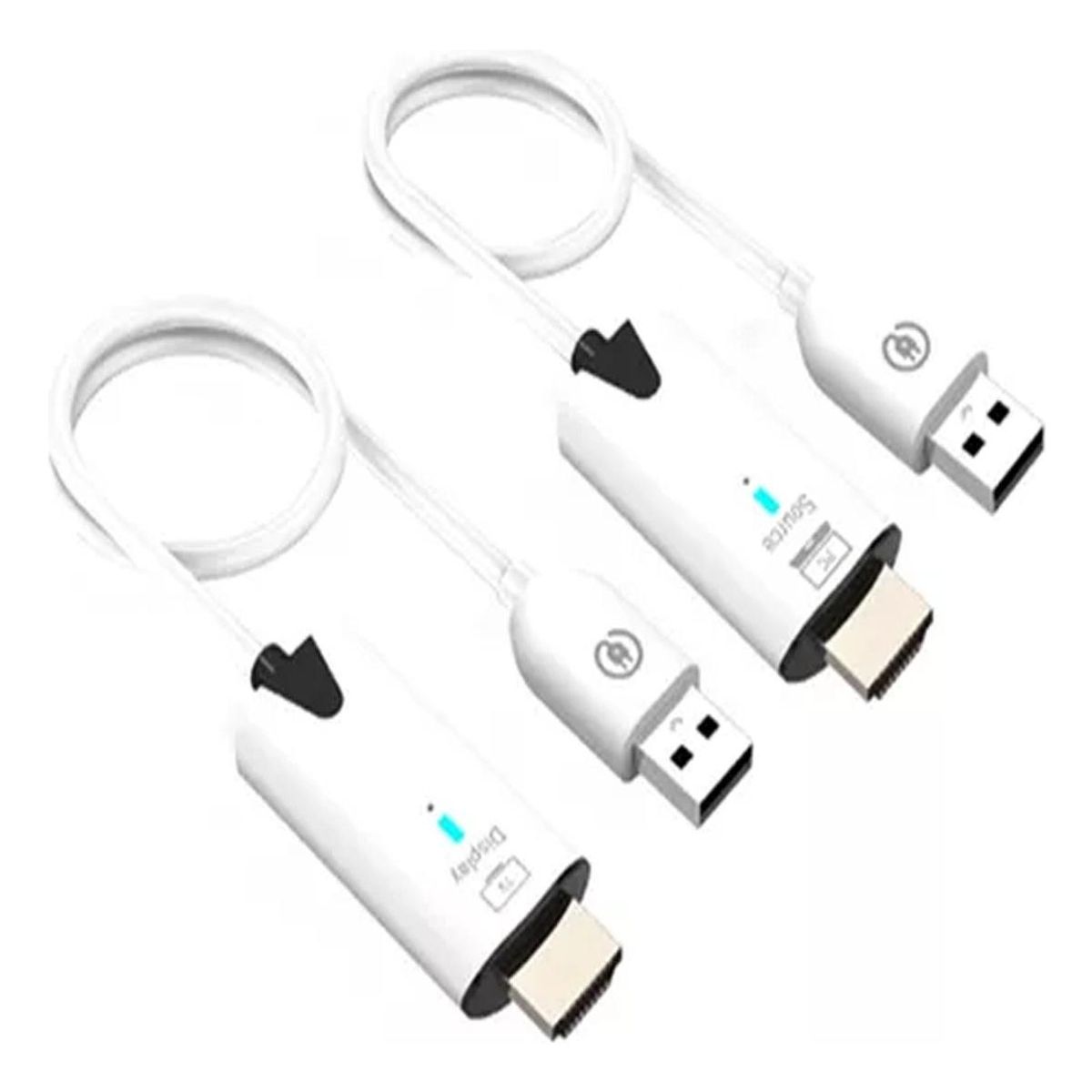 GENERICO - Transmisor HDMI inalámbrico HD hasta 30 metros USB fácil uso