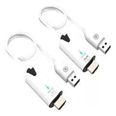 GENERICO - Transmisor HDMI inalámbrico HD hasta 30 metros USB fácil uso