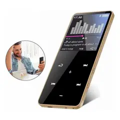 GENERICO - Reproductor Multimedia Táctil Bluetooth 8GB Oro Compacto