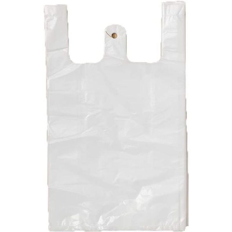 GENERICO - Bolsas Plásticas Tipo Camiseta 60x70 cm - 100 Unidades