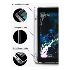 GENERICO - Carcasa de Silicona Transparente con Soporte para Apple Pencil