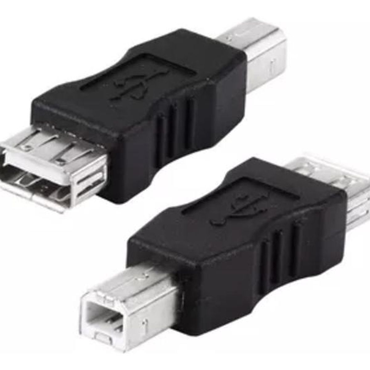 GENERICO - Adaptador USB A Hembra a USB B para Impresoras y Dispositivos