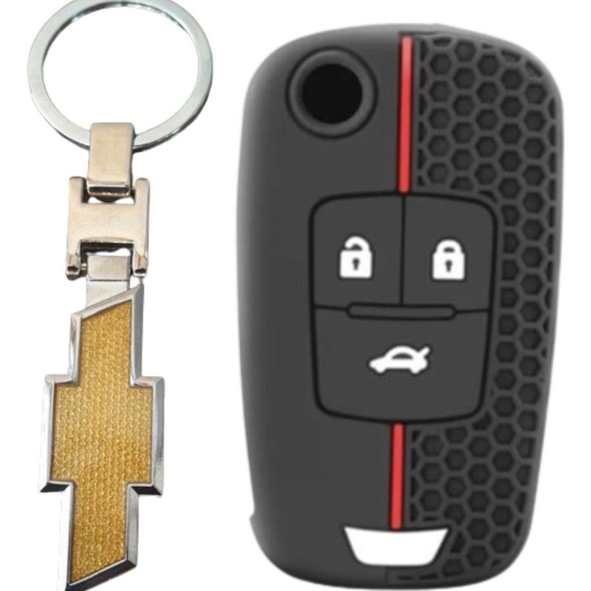 GENERICO - Funda Protectora de Silicona para Llave de Chevrolet