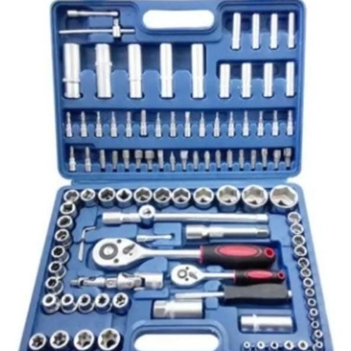 GENERICO - Juego de Llaves Tubos y Puntas Combinadas de 108 Piezas