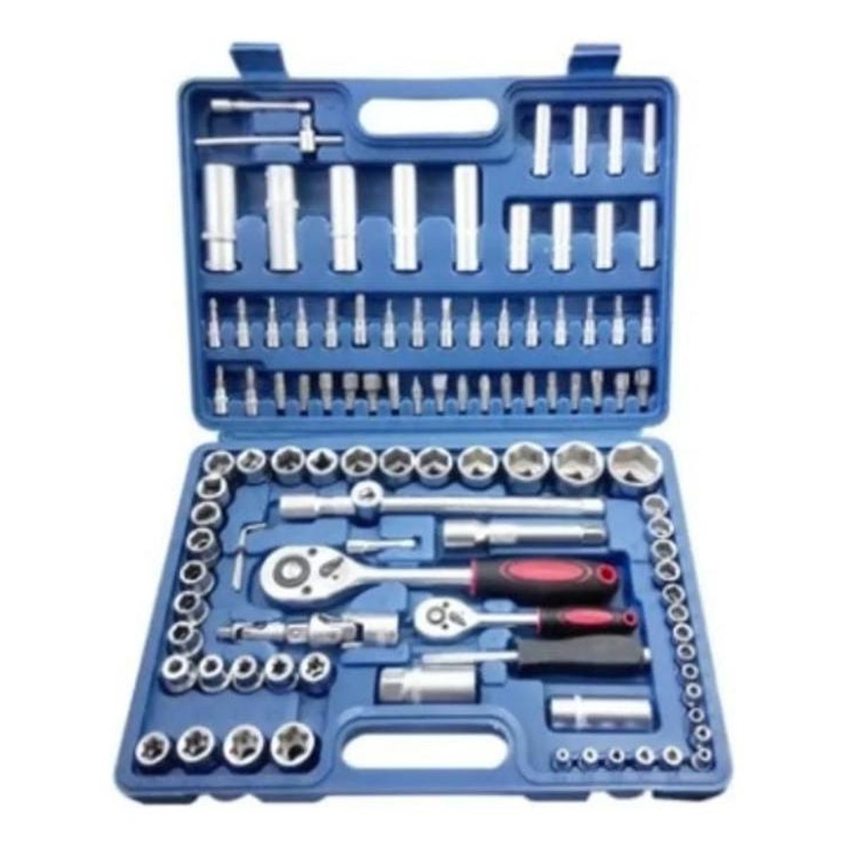 GENERICO - Juego de Llaves Tubos y Puntas Combinadas de 108 Piezas