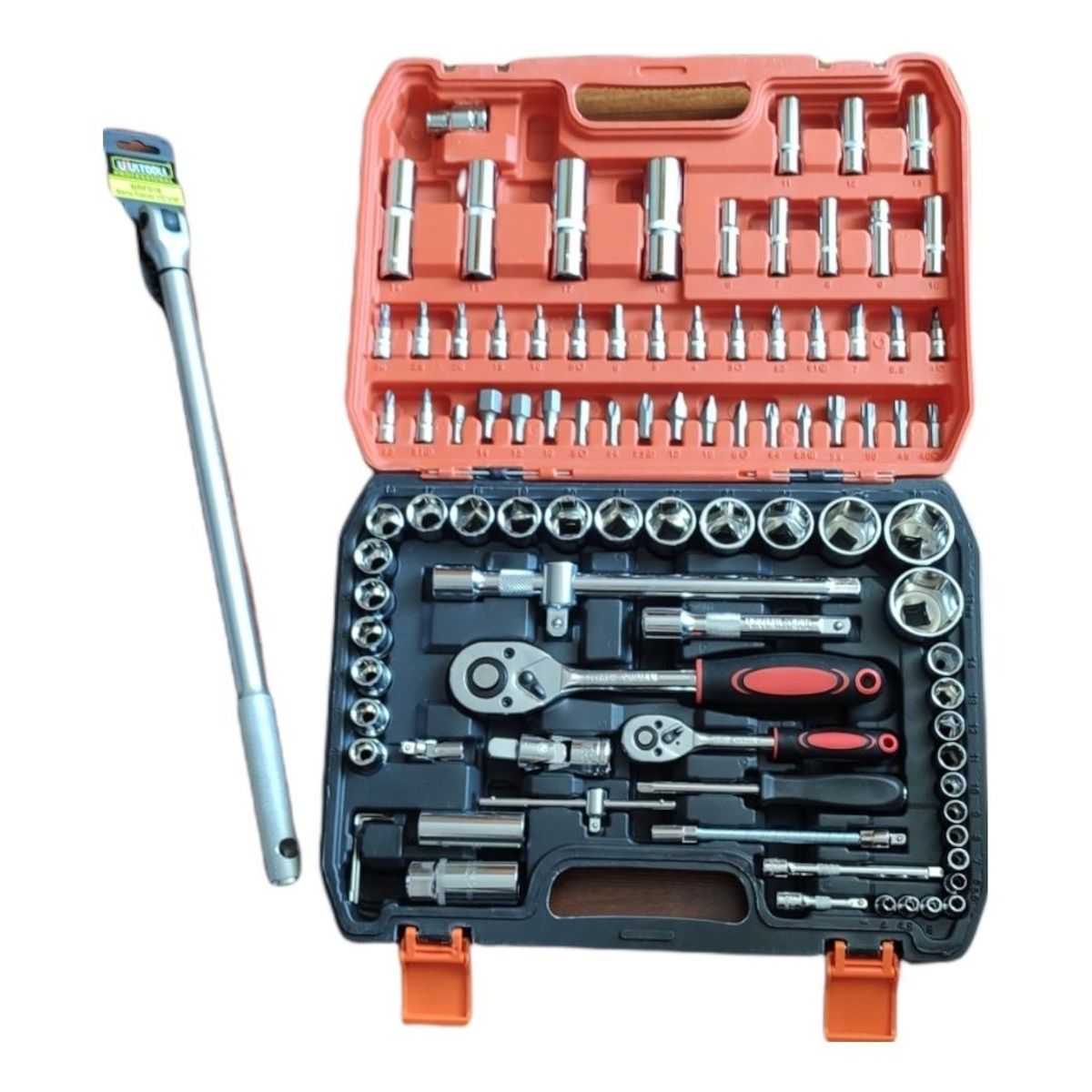 GENERICO - Set Completo de Dados de Acero con Barrote de Fuerza 94 Pzas