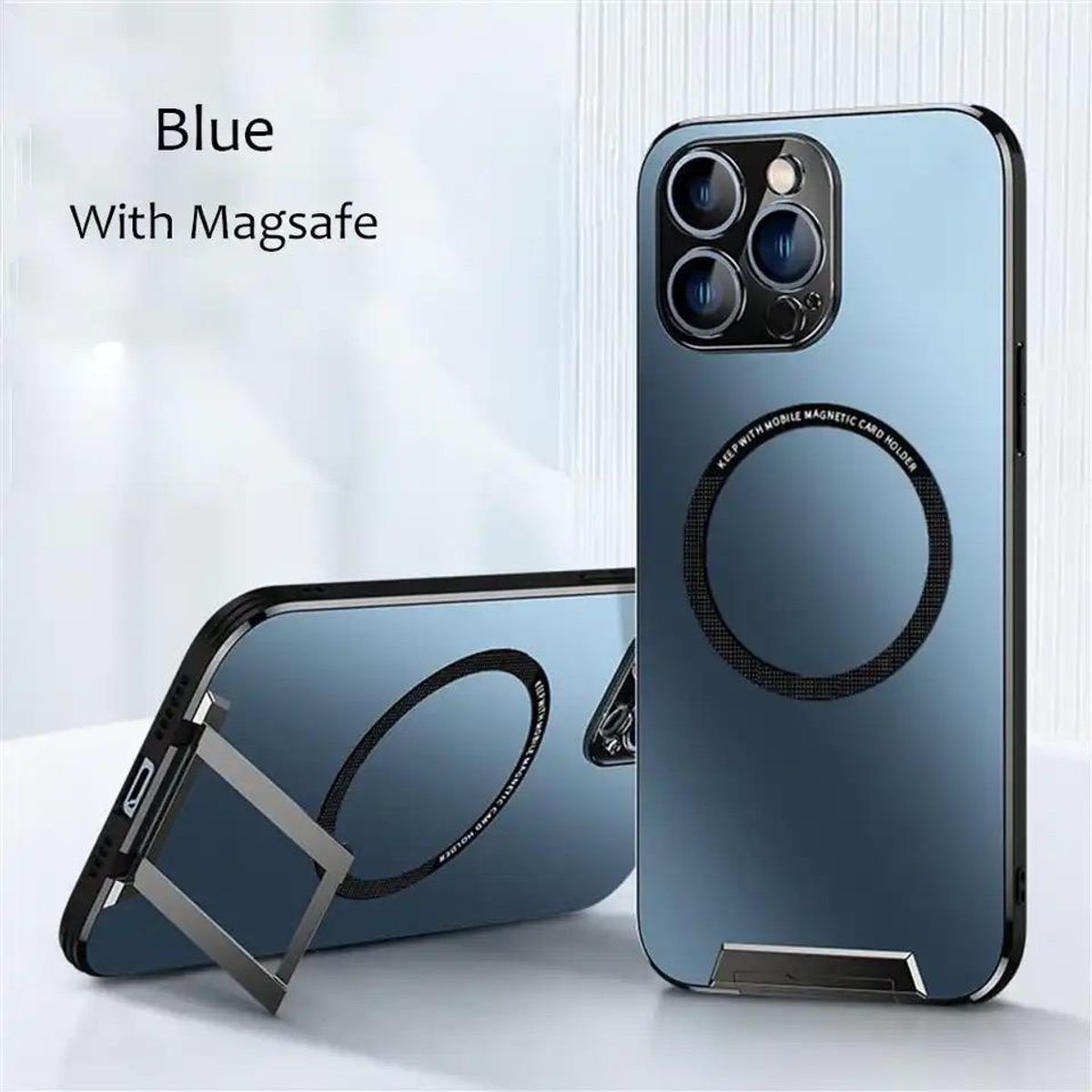 GENERICO - Funda Elegante con Soporte Invisible y Tecnología MagSafe