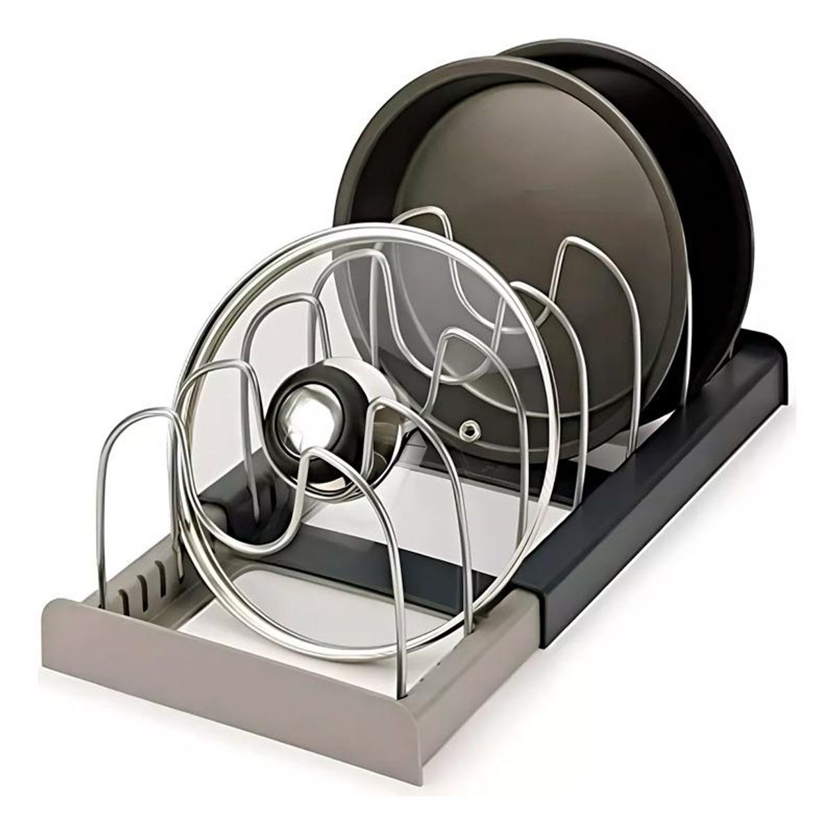 GENERICO - Organizador Expandible para Tapas de Ollas y Sartenes