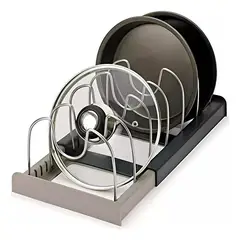 GENERICO - Organizador Expandible para Tapas de Ollas y Sartenes