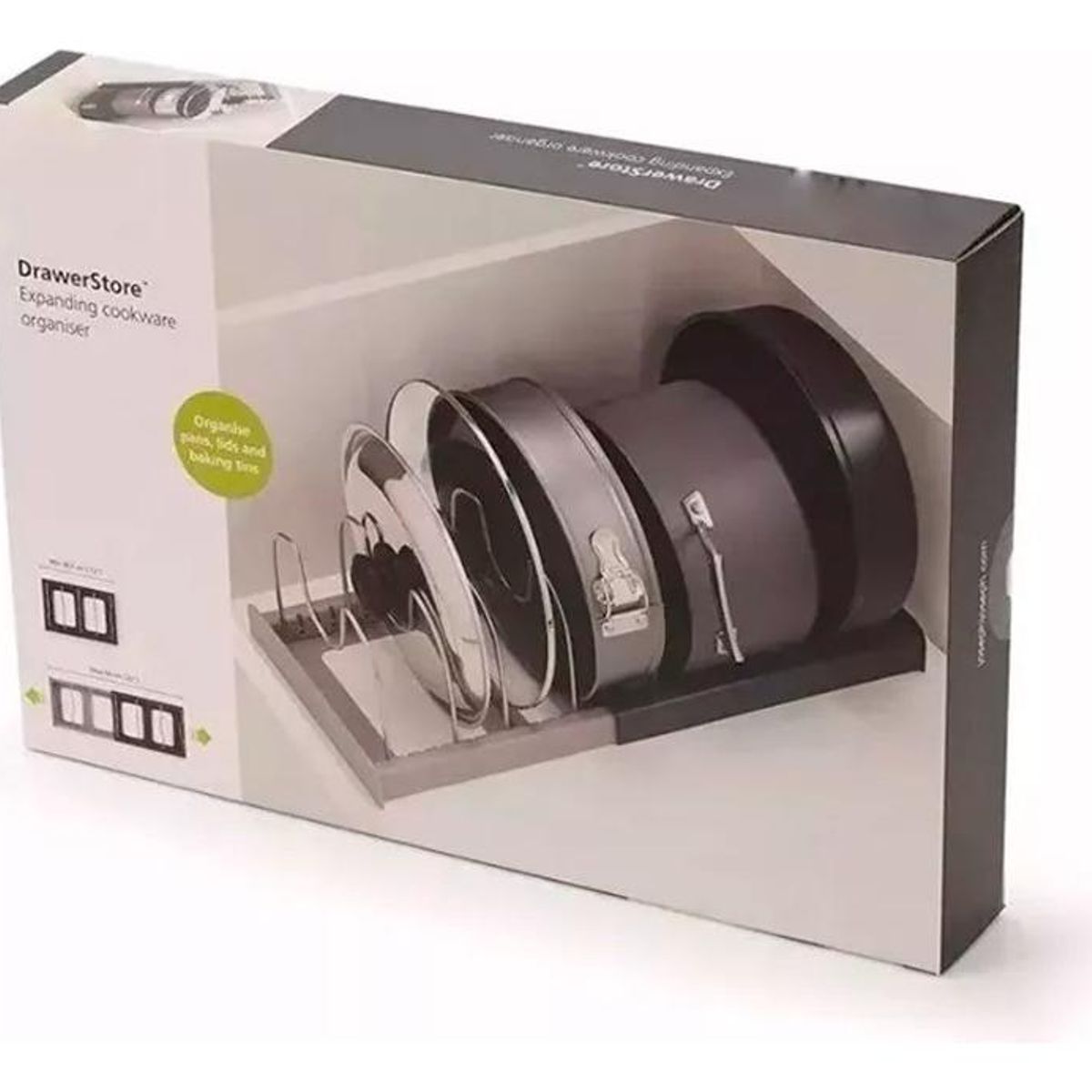 GENERICO - Organizador Expandible para Tapas de Ollas y Sartenes