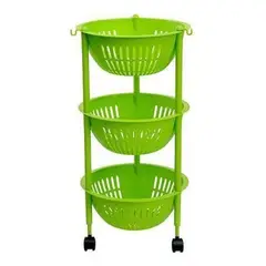 GENERICO - Carro Organizador de Cocina Multifuncional 3 Niveles