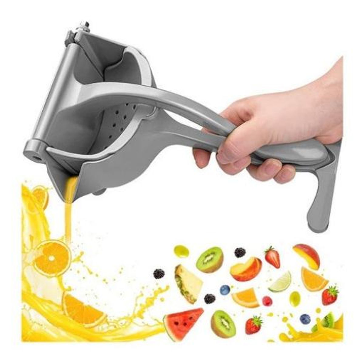 GENERICO - Exprimidor Manual de Cítricos con Mango Ergonómico y BPA-Free