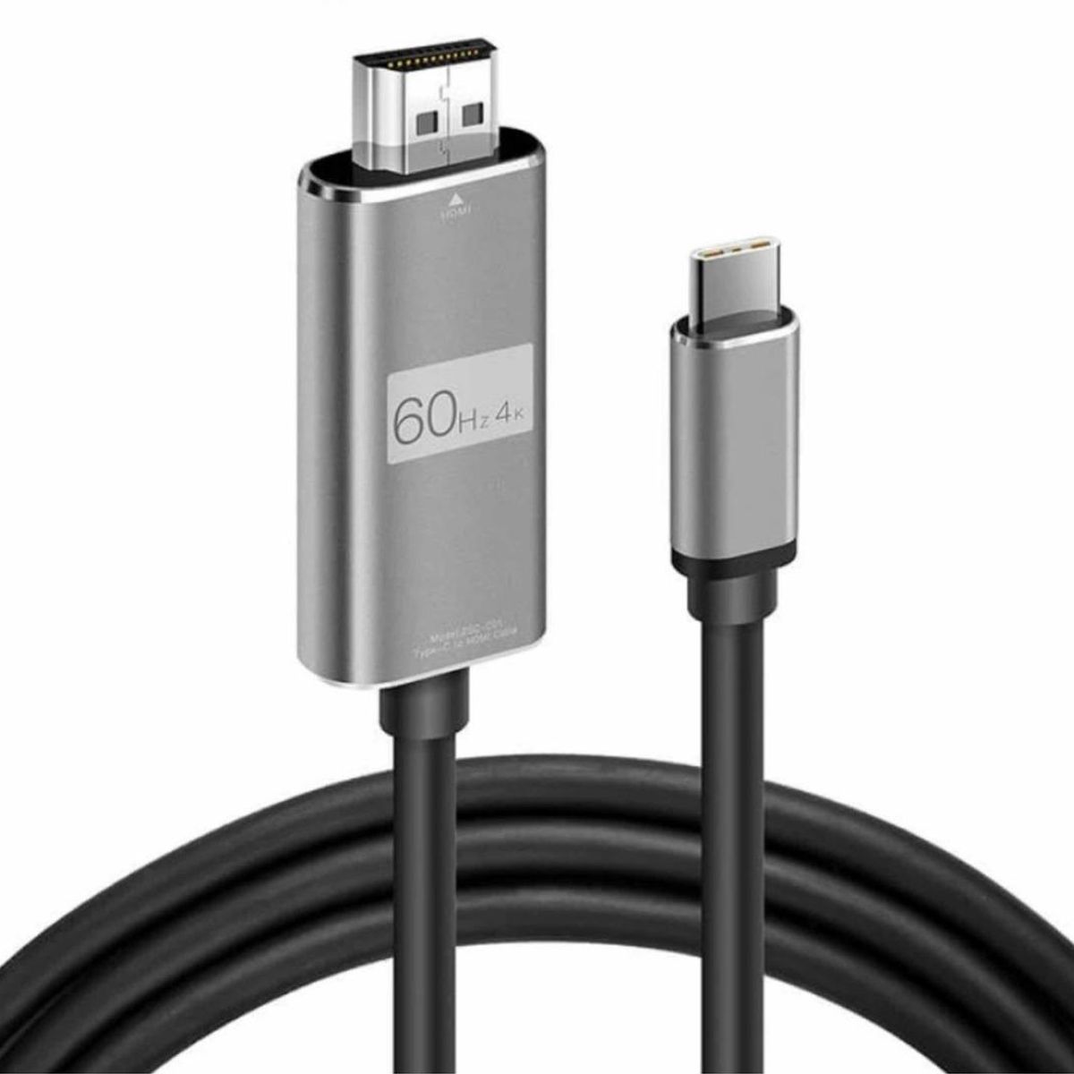 GENERICO - Cable USB-C a HDMI 4K 60Hz Conexión Rápida y Clara