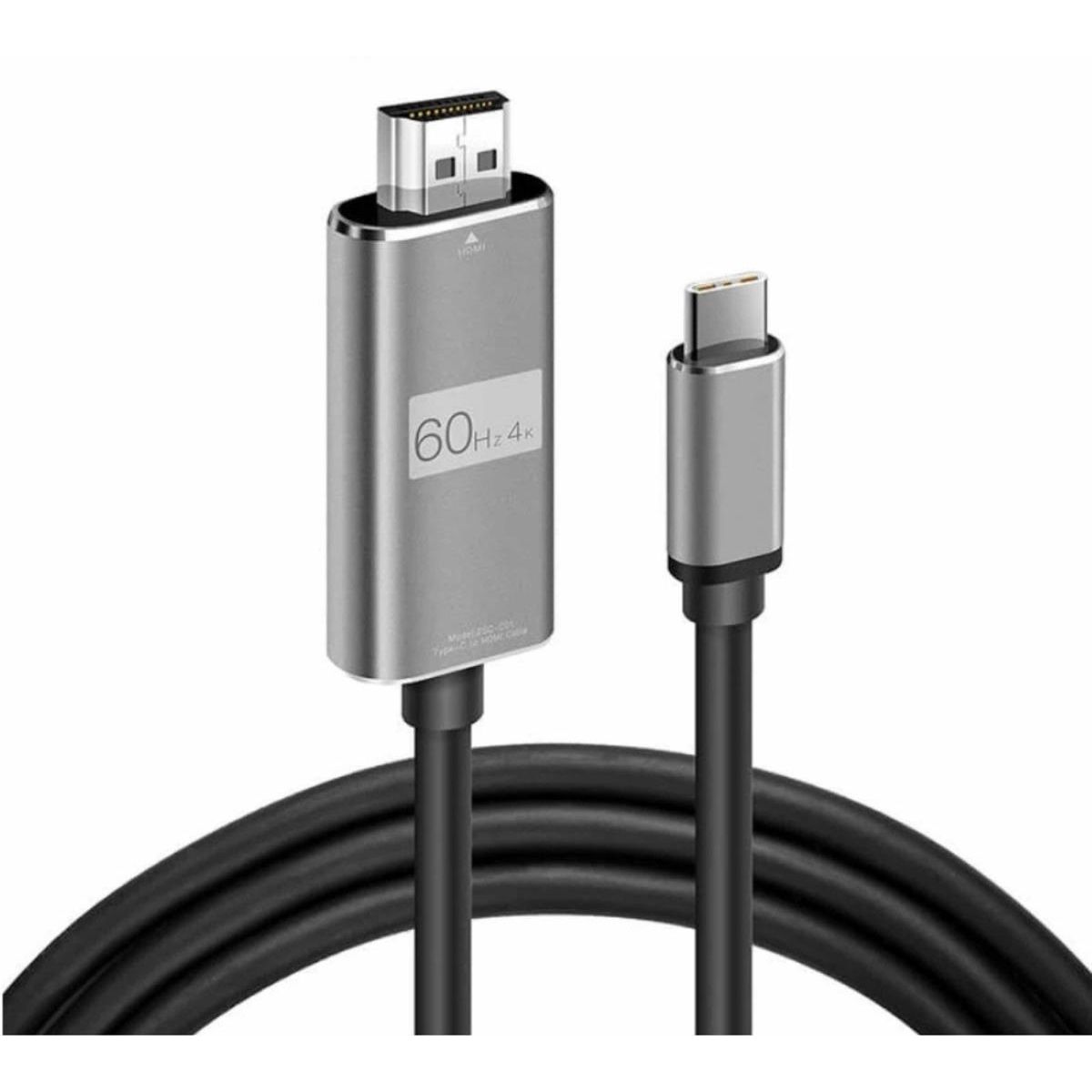 GENERICO - Cable USB-C a HDMI 4K 60Hz Conexión Rápida y Clara
