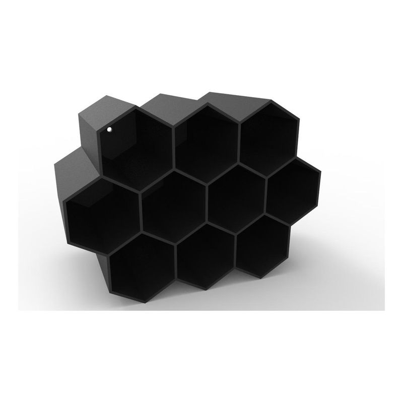 GENERICO - Organizador Panal de Cables para Mesa y Pared 10 Posiciones