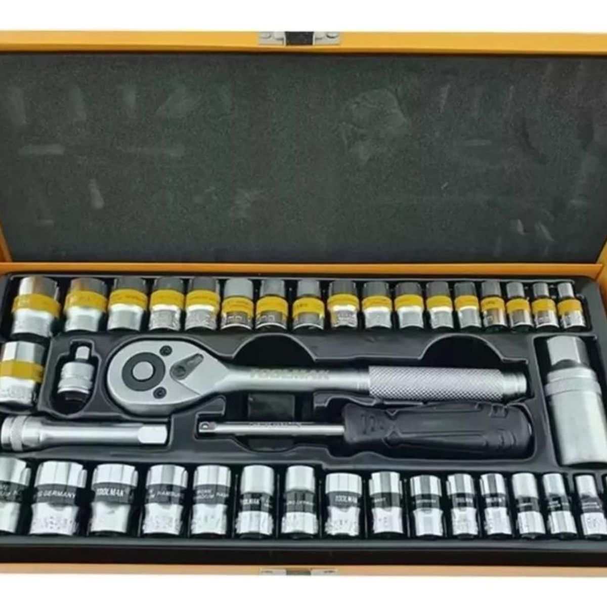 GENERICO - Juego Completo de 40 Dados de Cromo Vanadio para Bricolaje