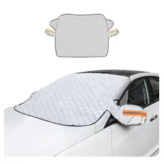 GENERICO - Funda de Protección Solar y Nieve para Parabrisas Auto