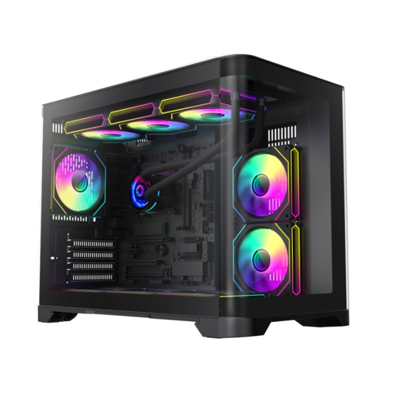 GAMEMAX - Gabinete - GameMax HYPE-M - S-Fuente - Micro ATX - Black