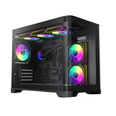GAMEMAX - Gabinete - HYPE-M - S-Fuente - Micro ATX - Black