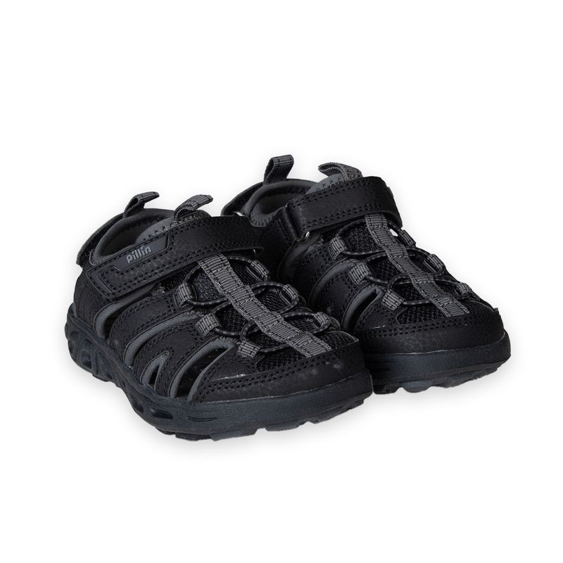 PILLIN - Sandalias Bebe Niño Negro Pillin PZC431-25NEG  - Negro