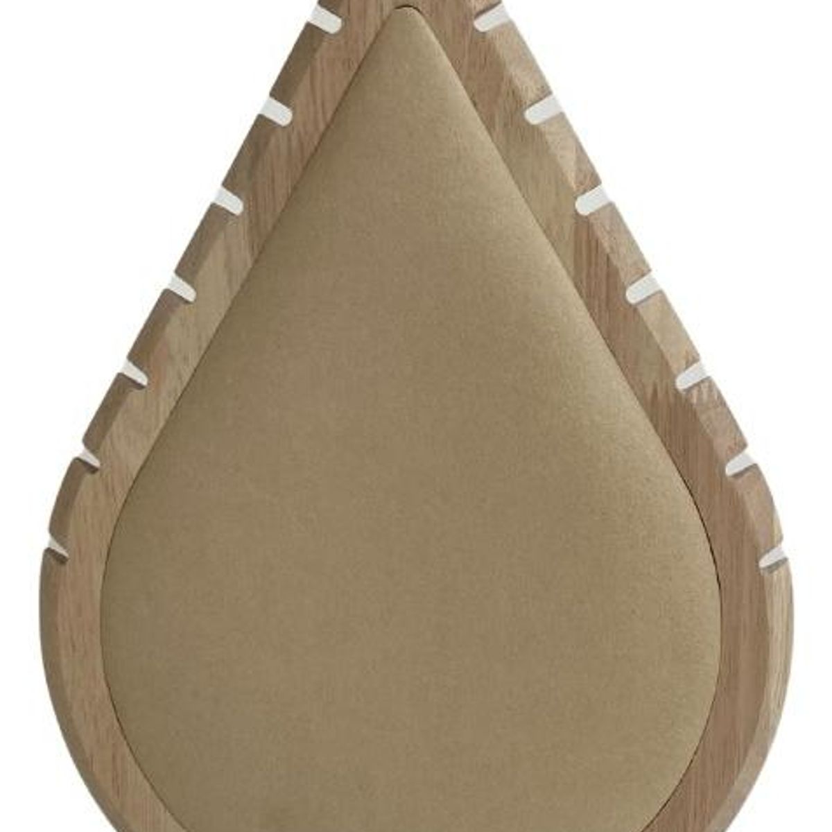 GENERICO - Exhibidor de Madera en Forma de Hoja para Collares 7 Joyas