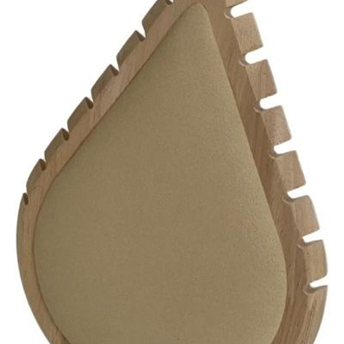 GENERICO - Exhibidor de Madera en Forma de Hoja para Collares 7 Joyas