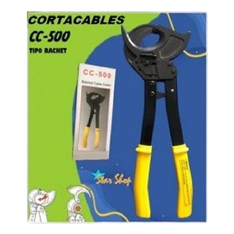 GENERICO - Cortadora Ergonómica para Cables de Hasta 500mm²