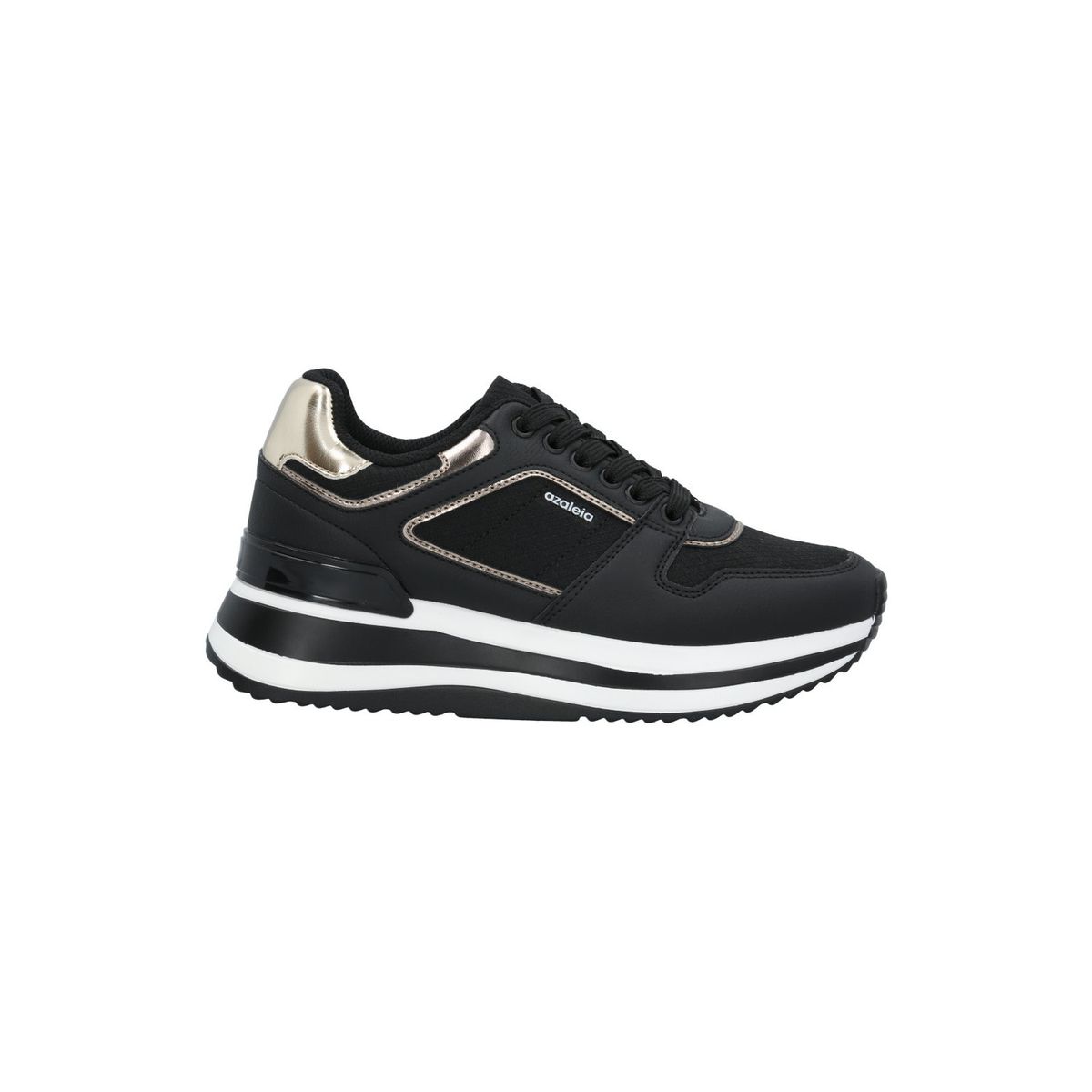 AZALEIA - Zapatilla Mujer Edna Negro AZALEIA
