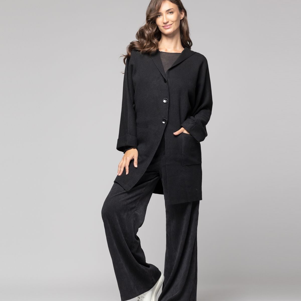 LINEATRE - Sweater Mujer Aurelia Negro Lineatre