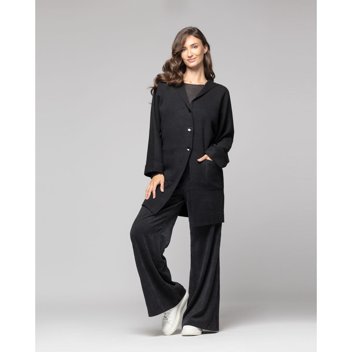 LINEATRE - Sweater Mujer Aurelia Negro Lineatre