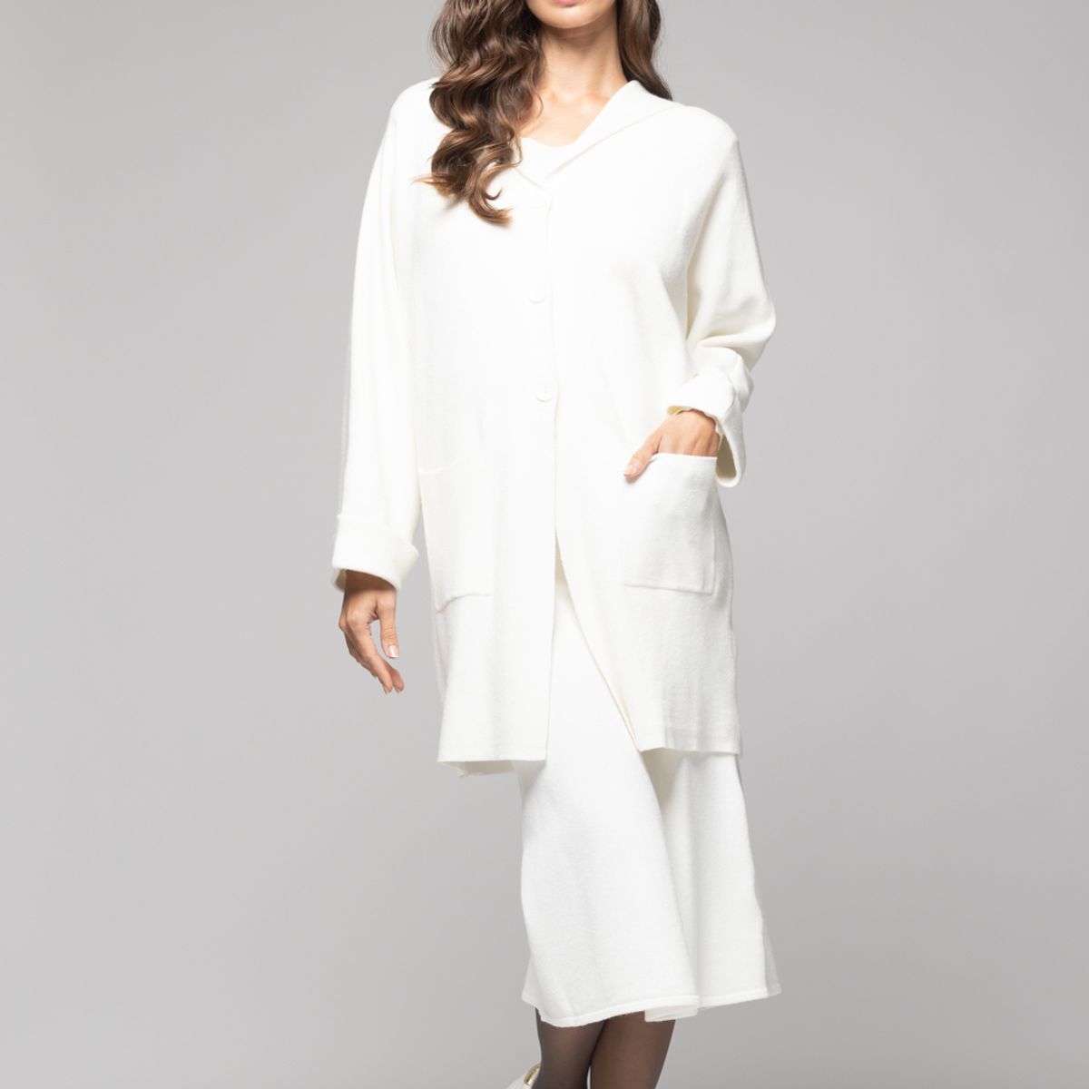 LINEATRE - Sweater Mujer Aurelia Blanco Lineatre