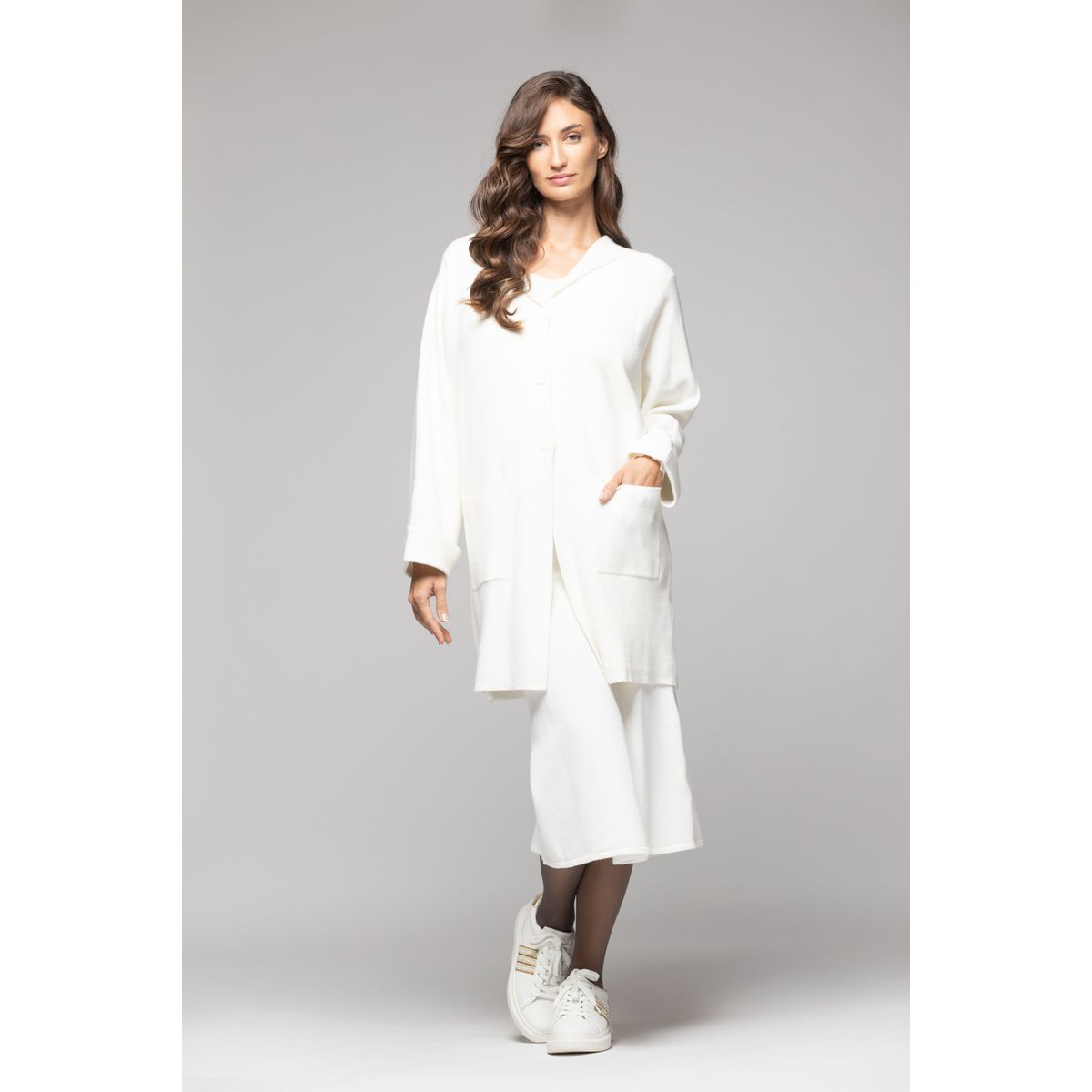 LINEATRE - Sweater Mujer Aurelia Blanco Lineatre