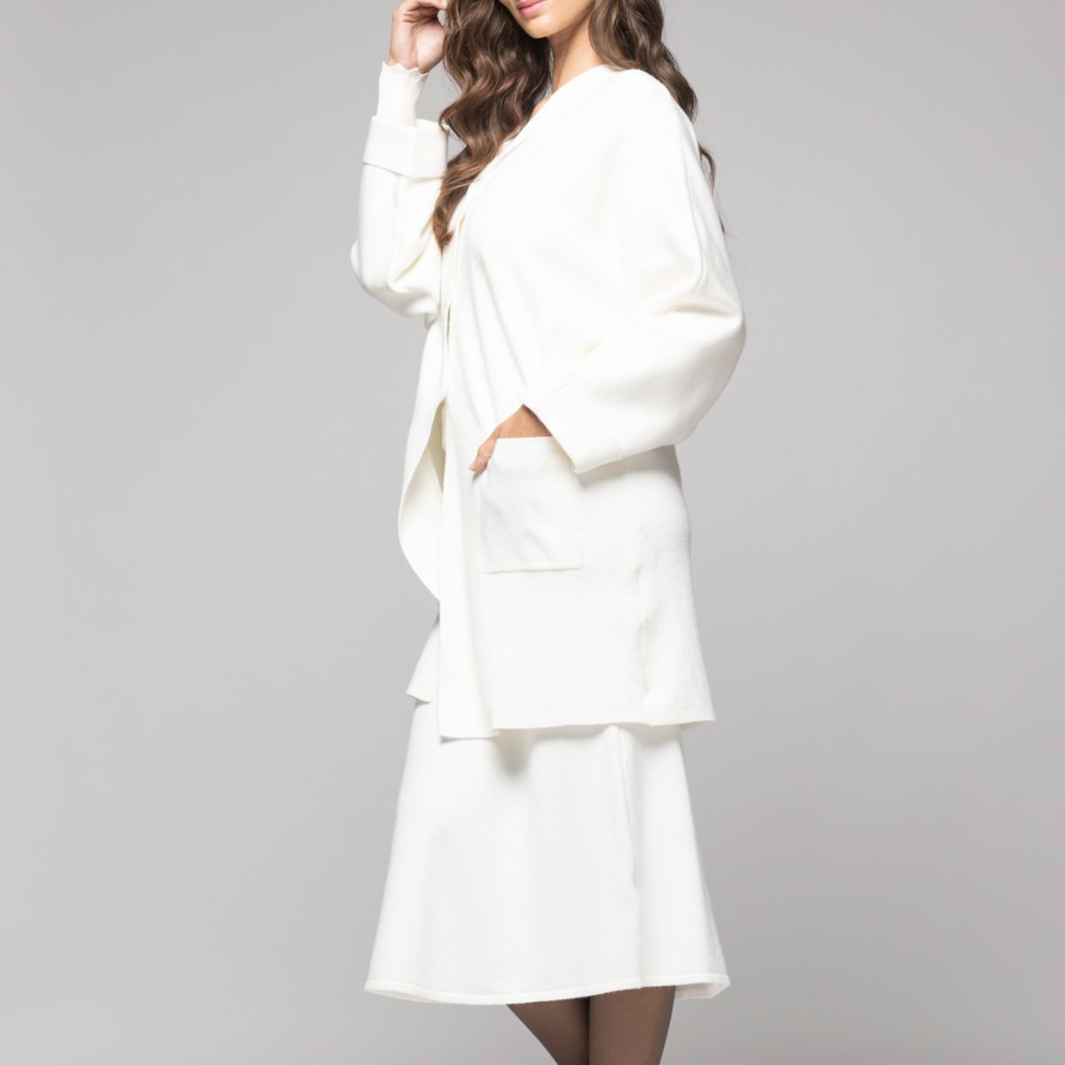 LINEATRE - Sweater Mujer Aurelia Blanco Lineatre