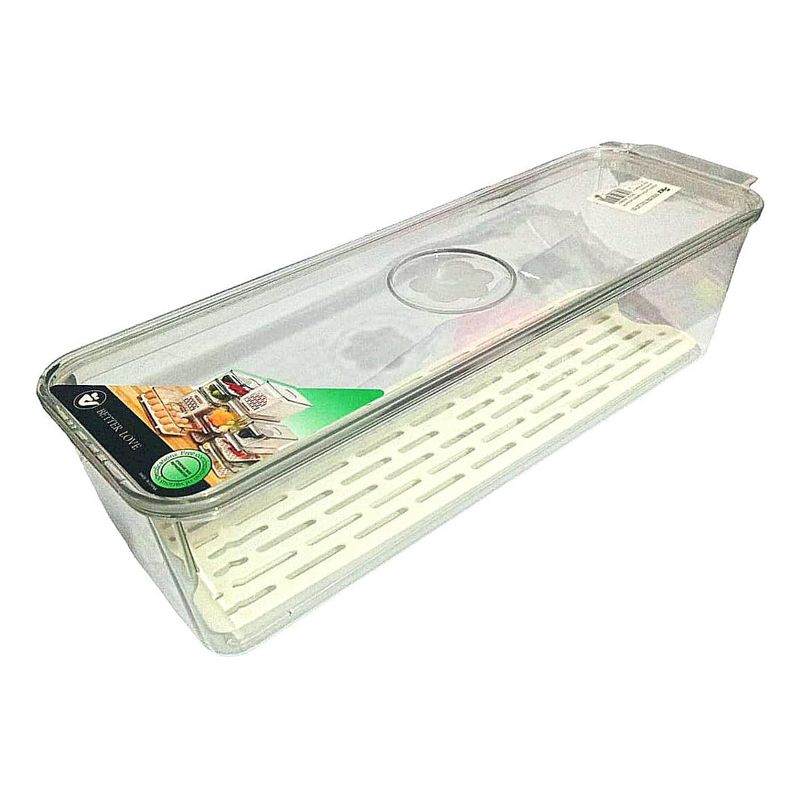 GENERICO - Caja Organizadora Transparente para Refrigerador y Despensa