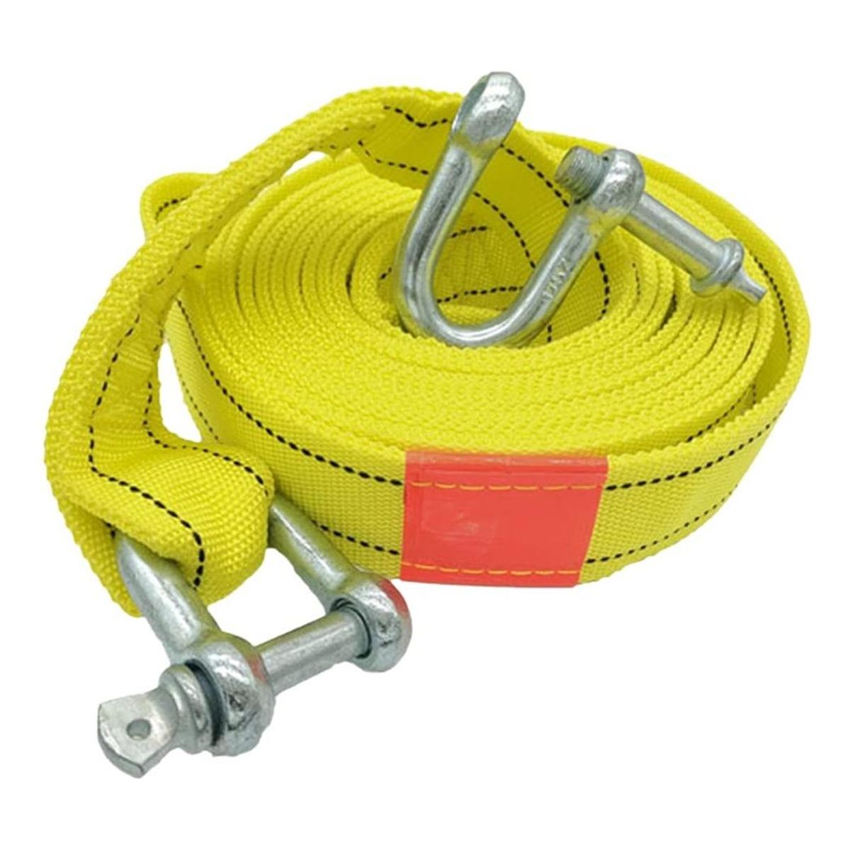 GENERICO - Eslinga de Amarre 5m Resistencia 5000 Kg Incluye Ganchos