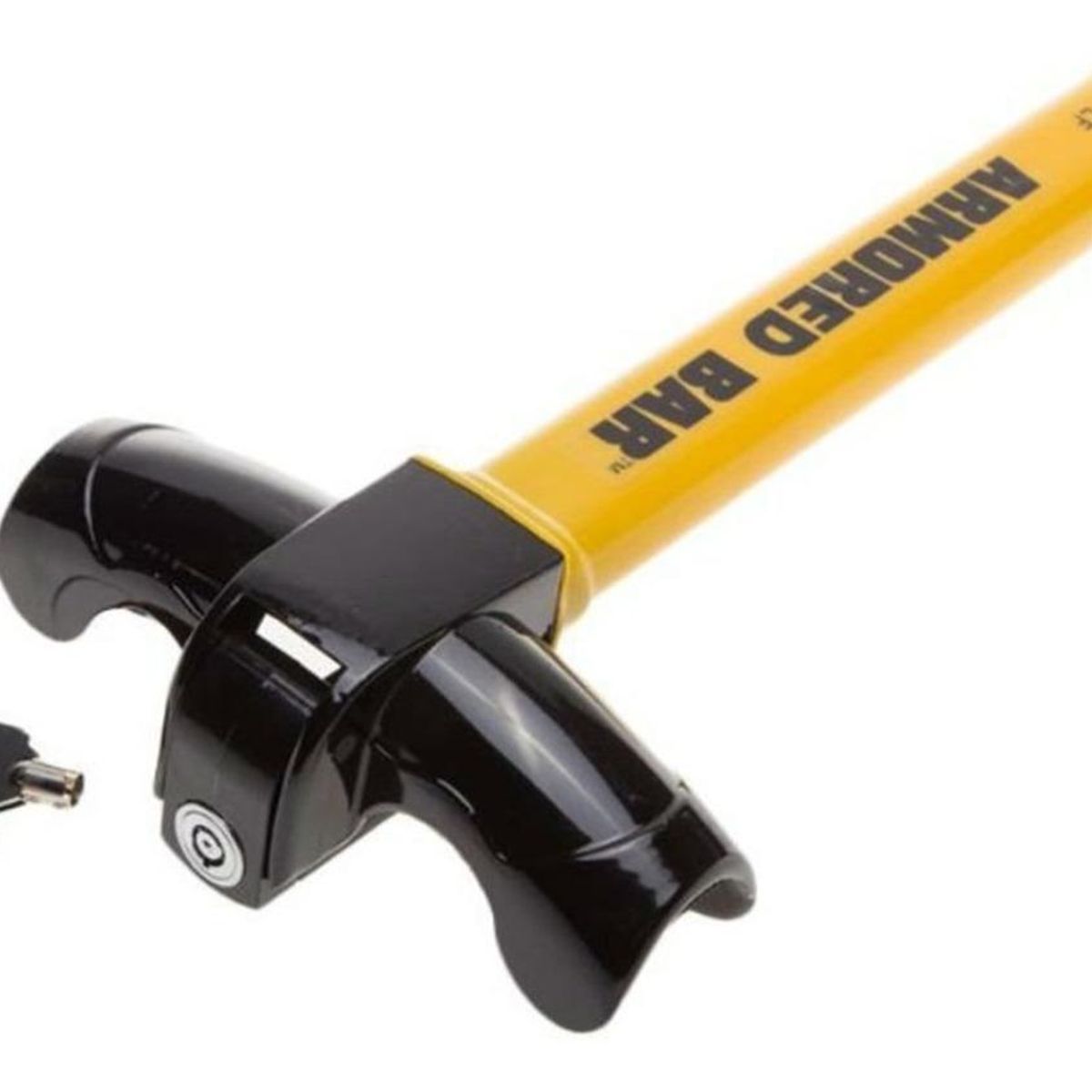 GENERICO - Traba de Seguridad para Volante Anti Robo Amarillo