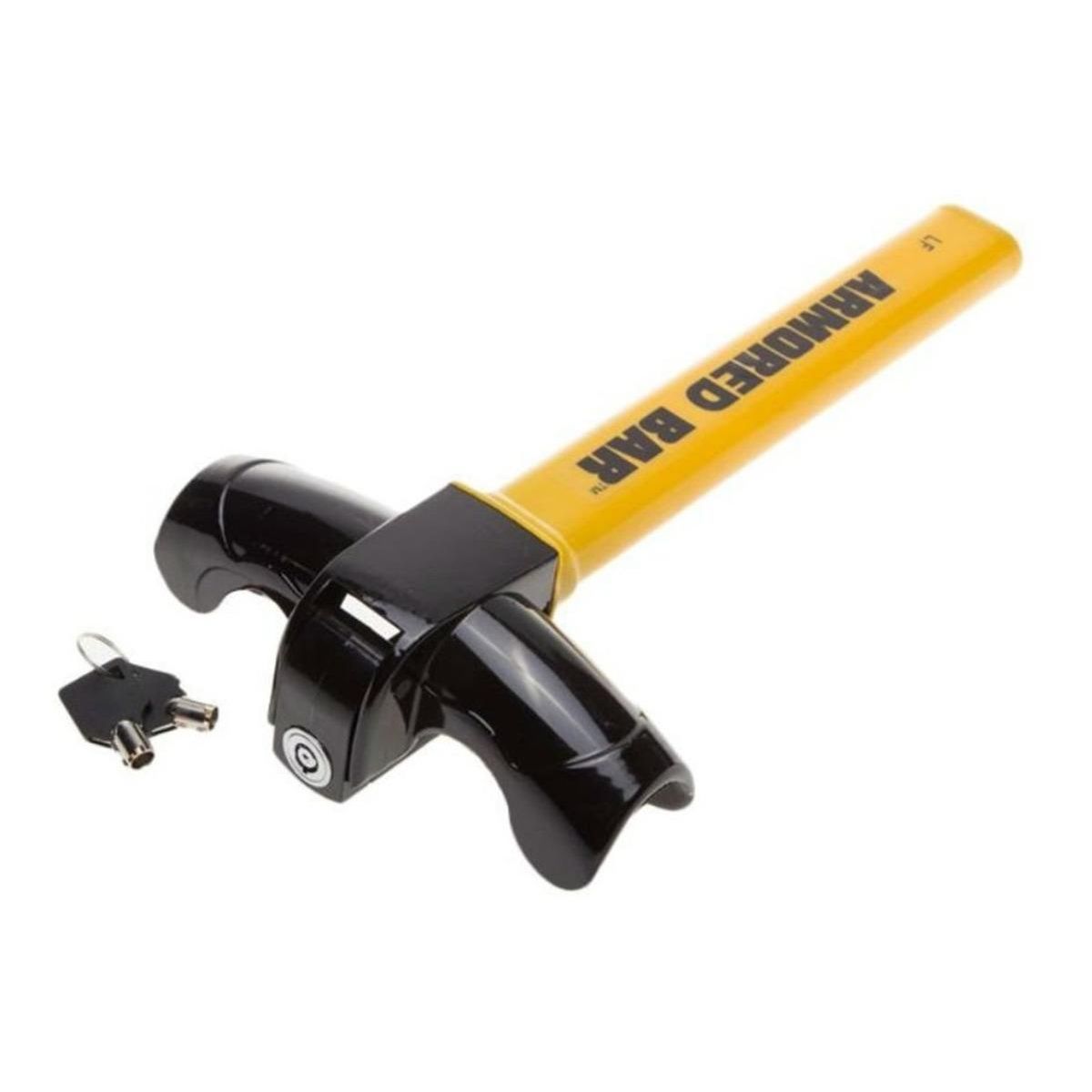 GENERICO - Traba de Seguridad para Volante Anti Robo Amarillo