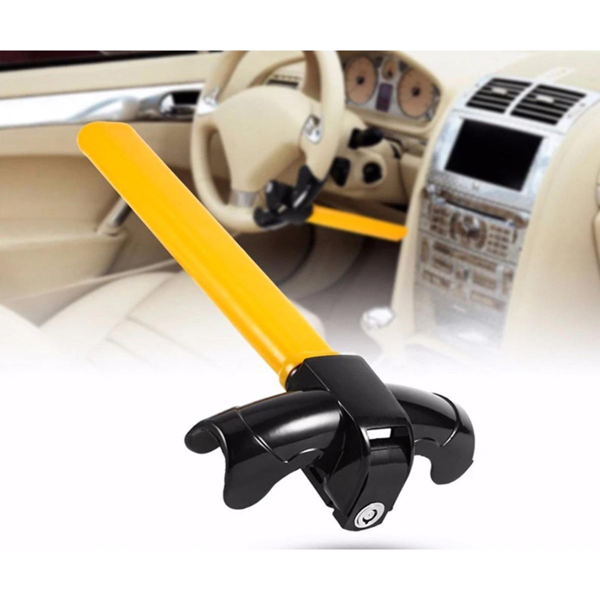 GENERICO - Traba Volante Antirrobo para Auto - Pack de 2 Unidades