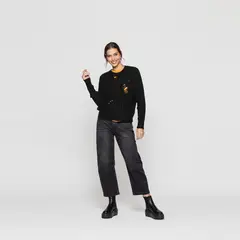 LINEATRE - Sweater Mujer Tania Negro