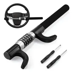 GENERICO - Bloqueo Volante Universal con 5 dígitos Antirrobo Safeguard