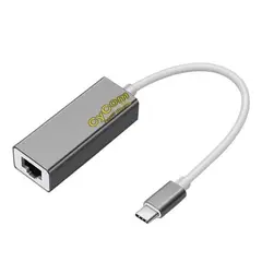 GENERICO - Adaptador USB-C a Ethernet Gigabit con Diseño Compacto