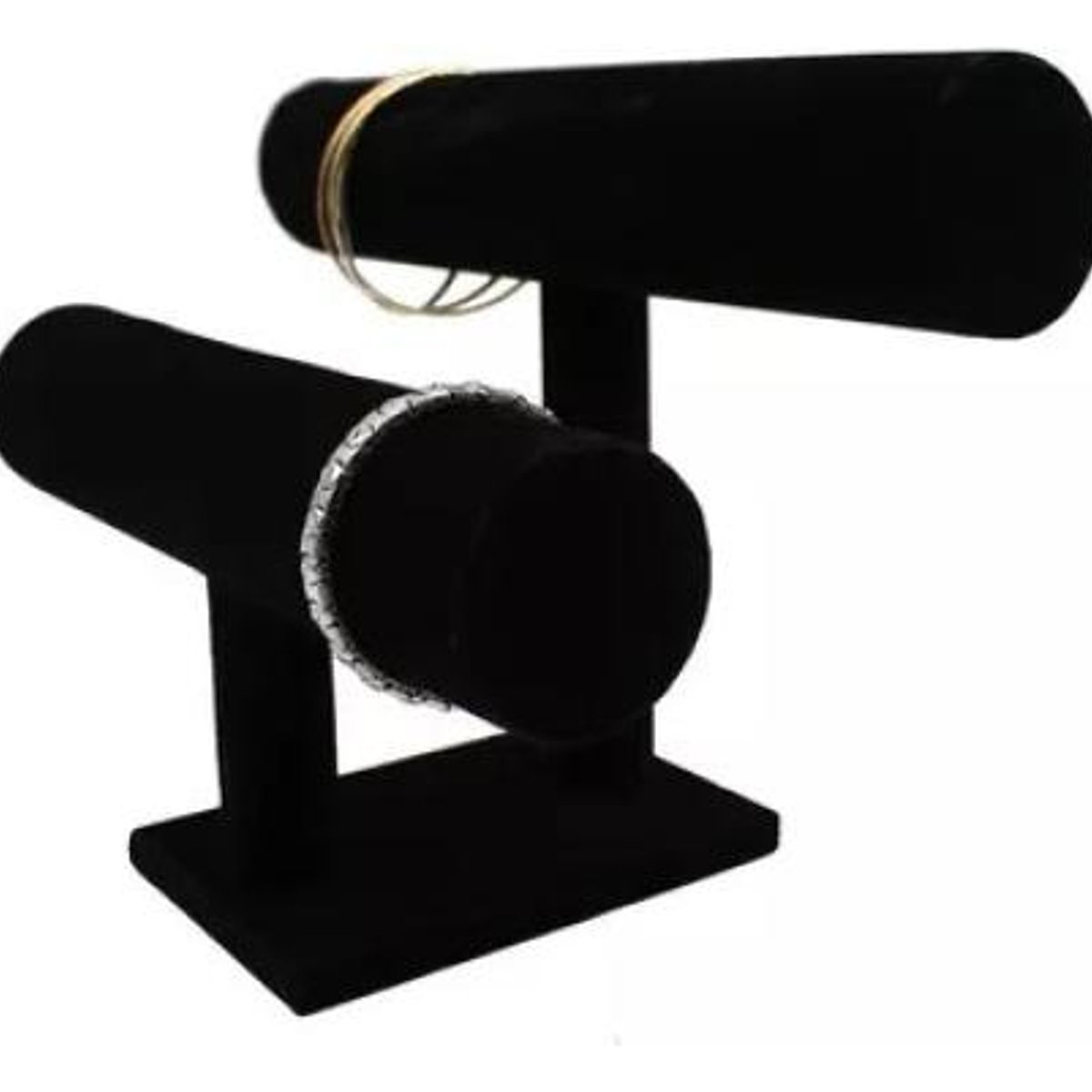 GENERICO - Exhibidor Doble de Terciopelo para Pulseras y Relojes