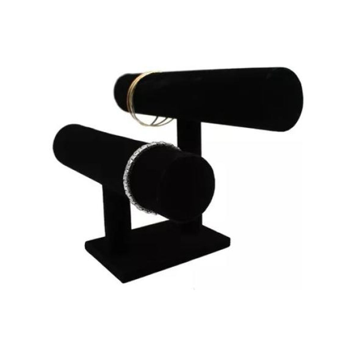 GENERICO - Exhibidor Doble de Terciopelo para Pulseras y Relojes