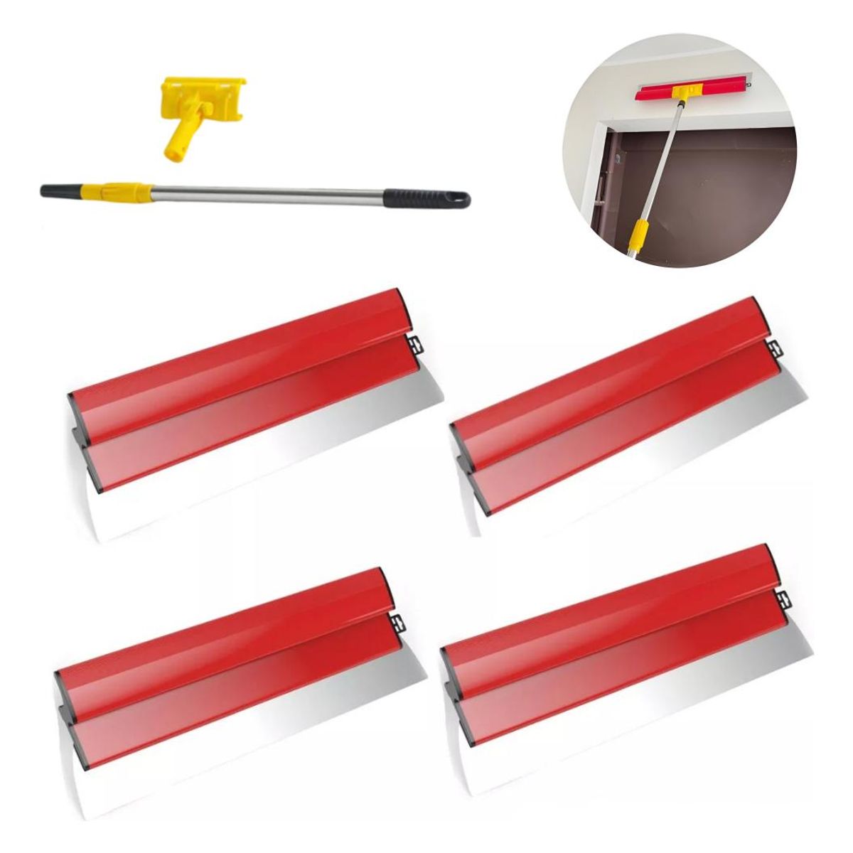 GENERICO - Espátula Biflex Profesional con Varilla de Extensión 5 Piezas