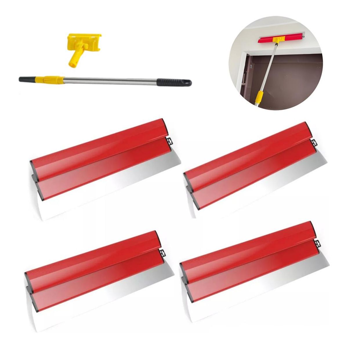 GENERICO - Espátula Biflex Profesional con Varilla de Extensión 5 Piezas