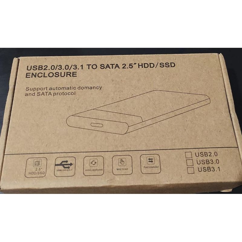 GENERICO - Cofre USB a SATA para discos de notebook compacto y ligero