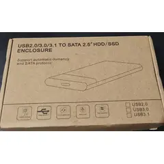 GENERICO - Cofre USB a SATA para discos de notebook compacto y ligero