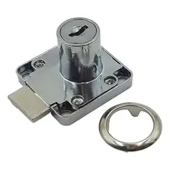 GENERICO - Pack de 3 Cerraduras Cuadradas para Seguridad en Muebles