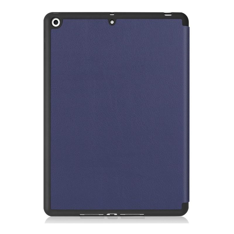 GENERICO - Funda de cuero con soporte y ranura para lápiz iPad 102